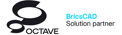 OCT bricsCAD solution logo